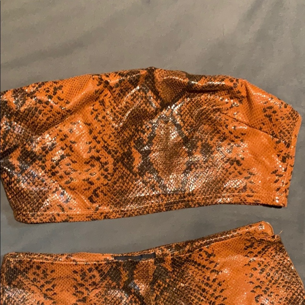 Snake skin pant set!